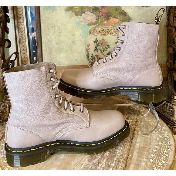 💠Not For Sale 💠 Dr. Martens 1460 Pascal Virginia Vintage Taupe. Size: 41/9 - Picture 2 of 14